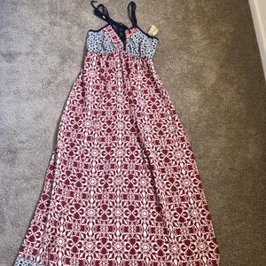 Red, white and blue dress